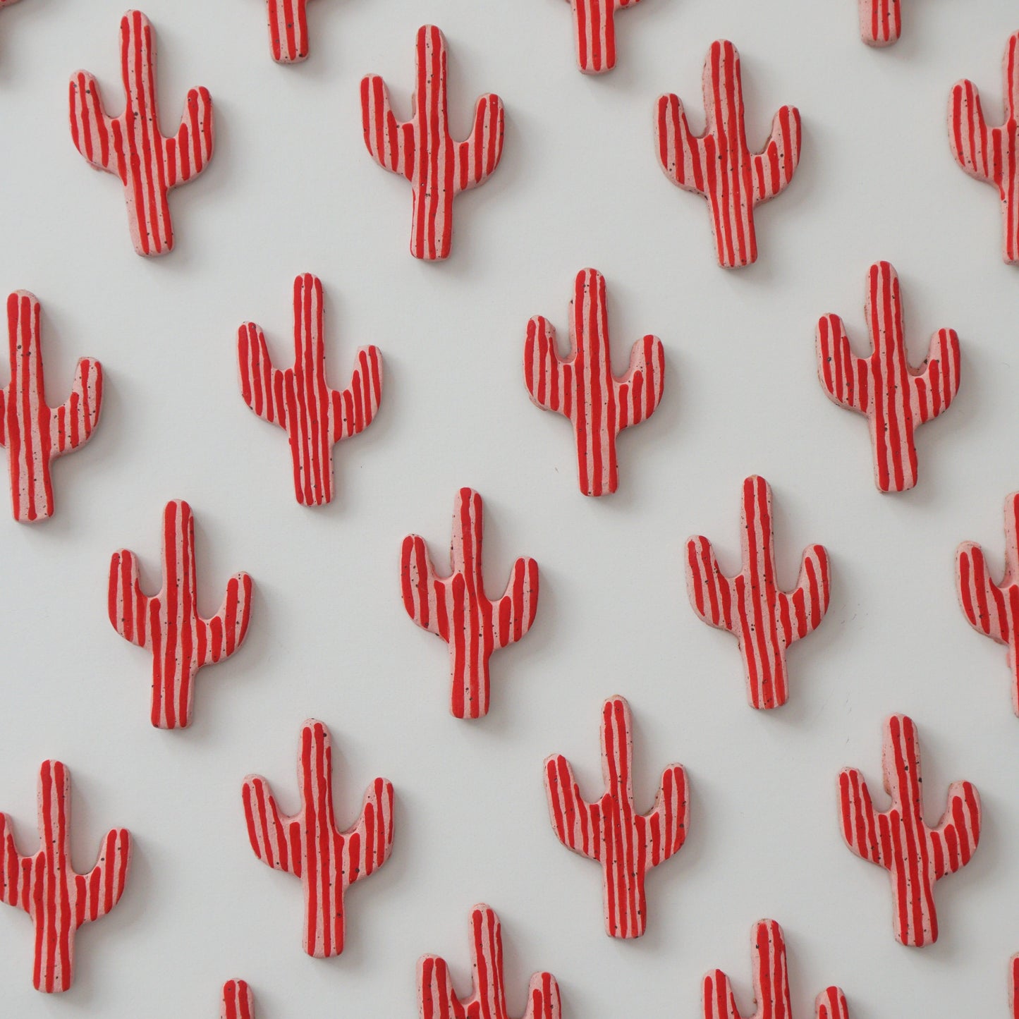 Pink Cherry Cactus Magnets