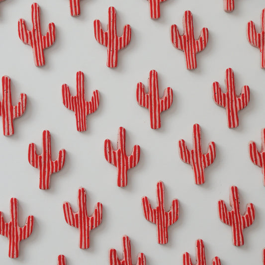 Pink Cherry Cactus Magnets