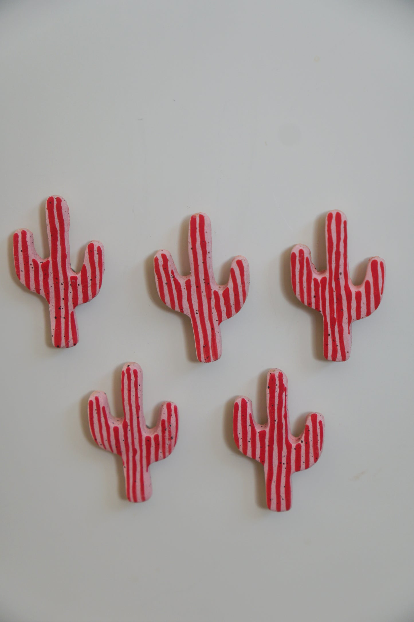 Pink Cherry Cactus Magnets