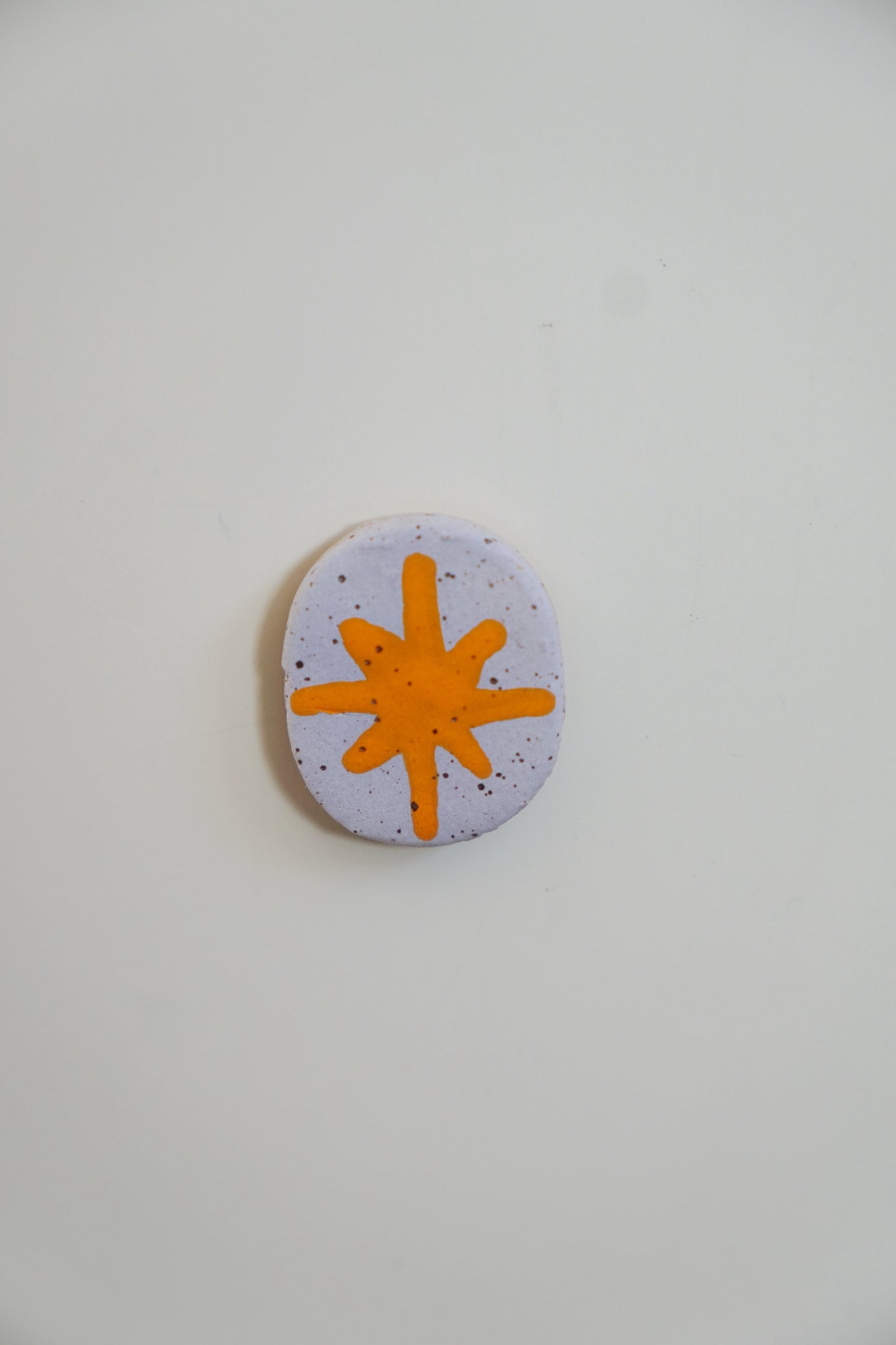 Orange & Purple Star Pop Magnets