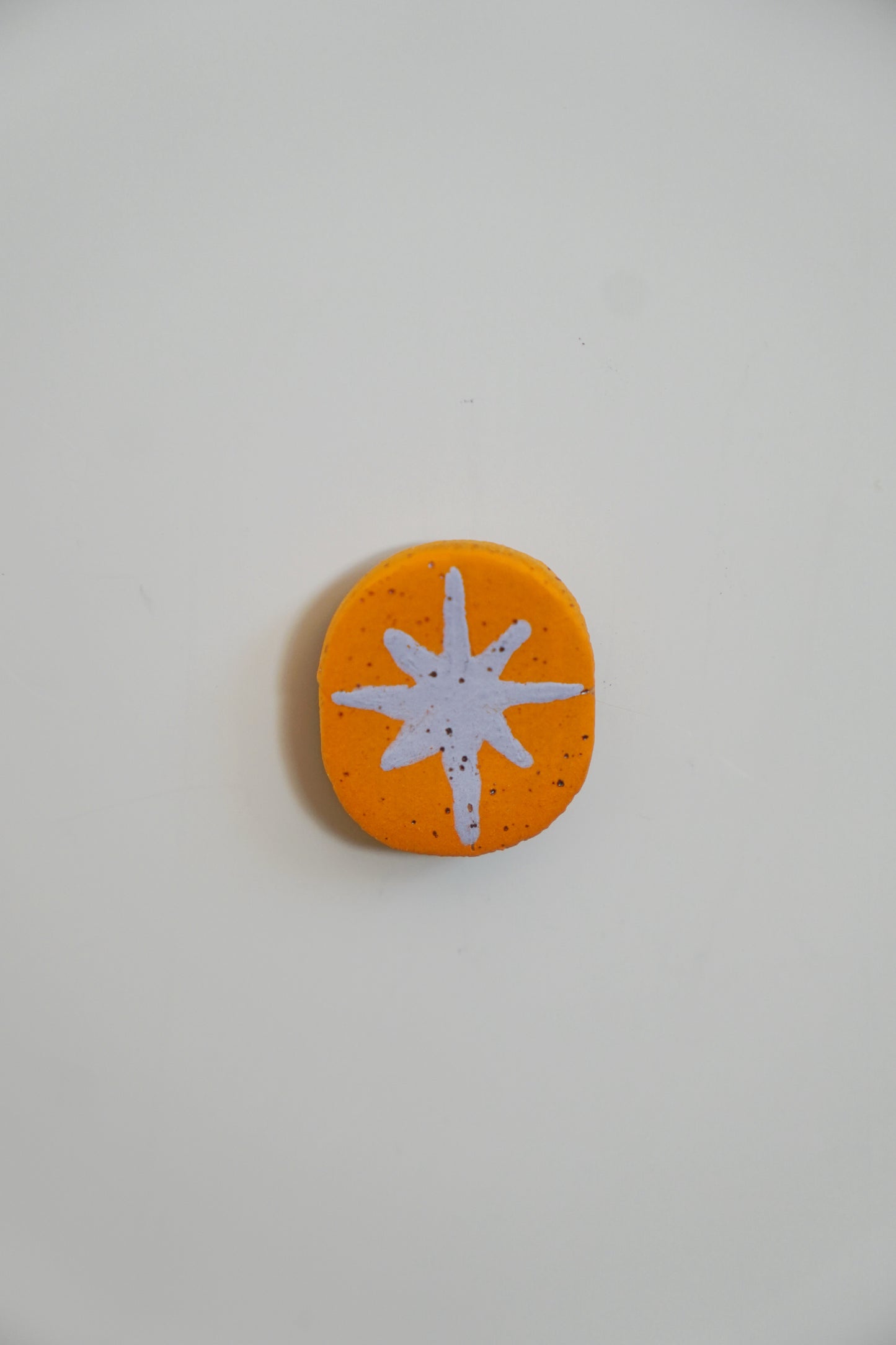Orange & Purple Star Pop Magnets