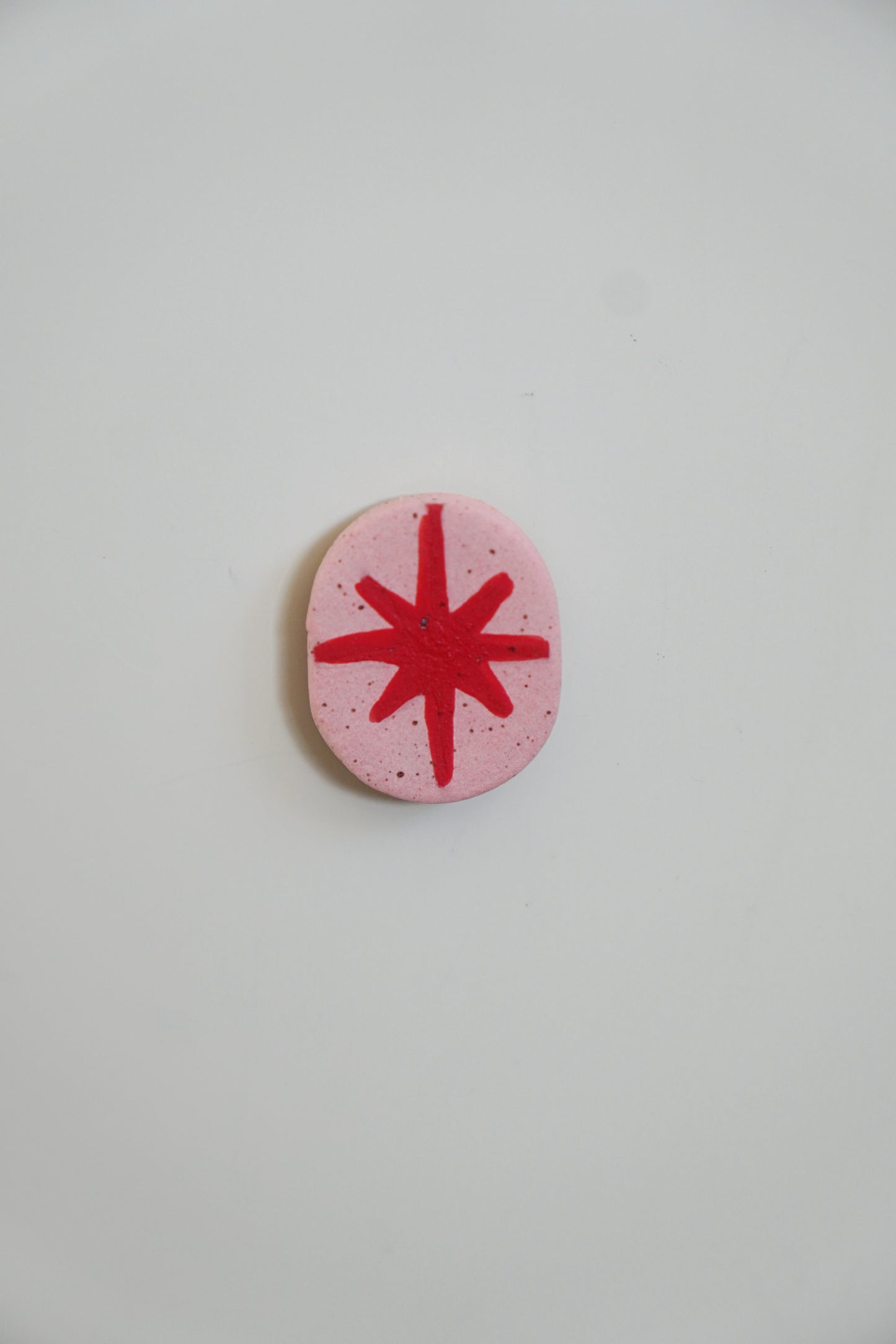 Pink & Red Star Pop Magnets