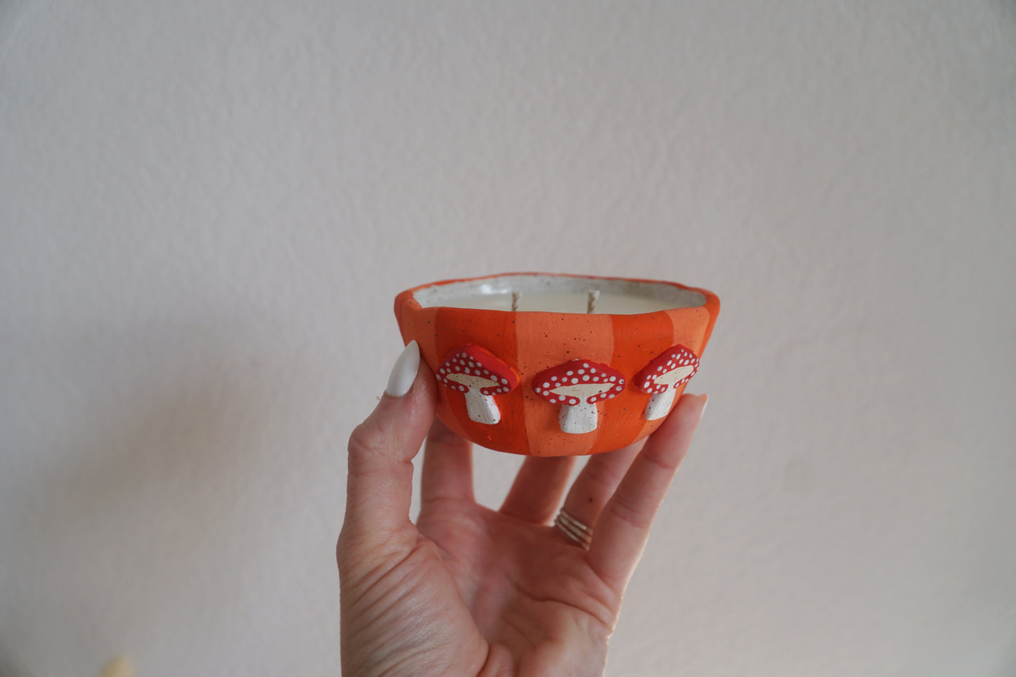 Mojave Mushroom Ceramic Candle