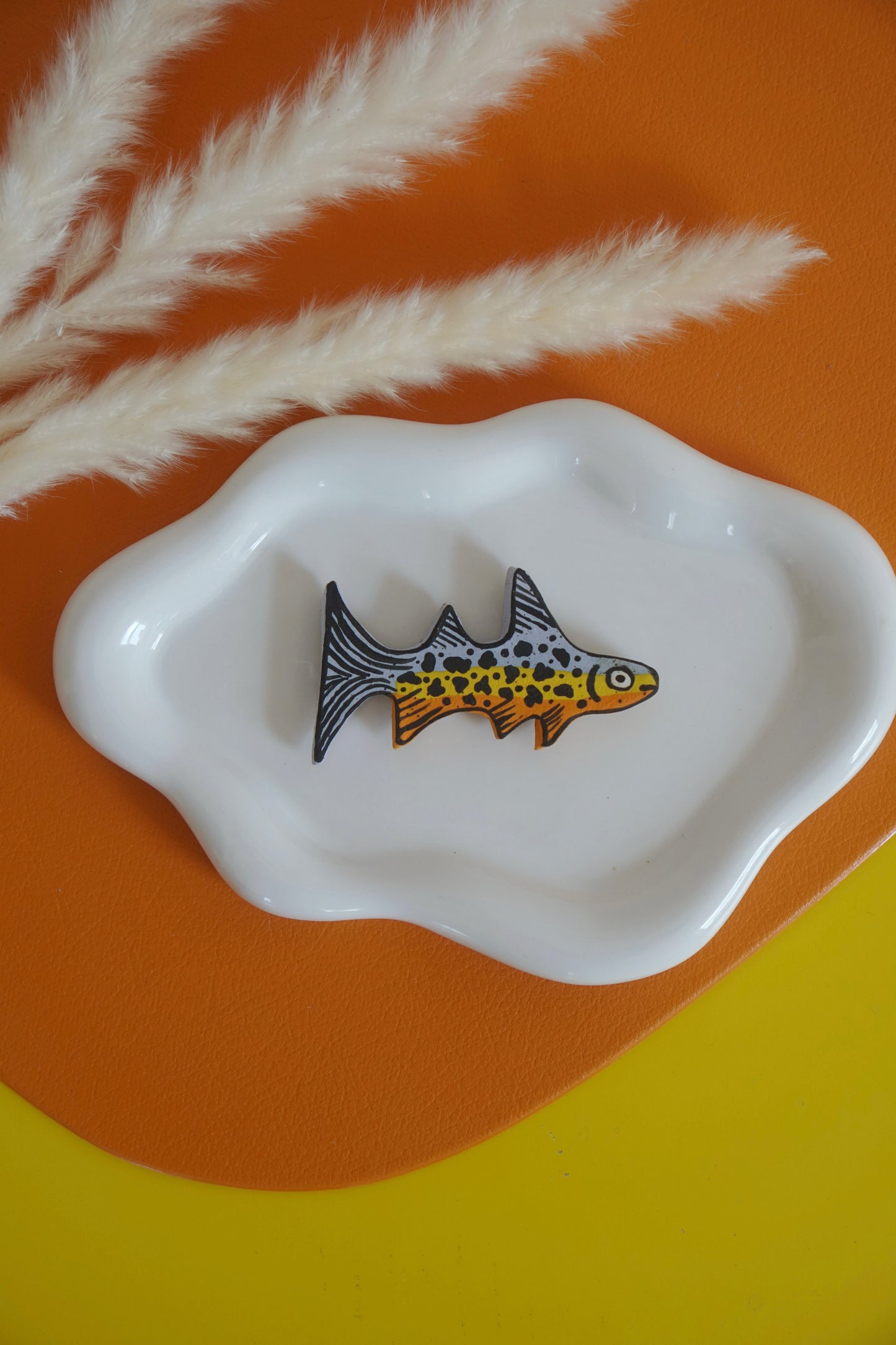 Funky Trout Fish Magnets