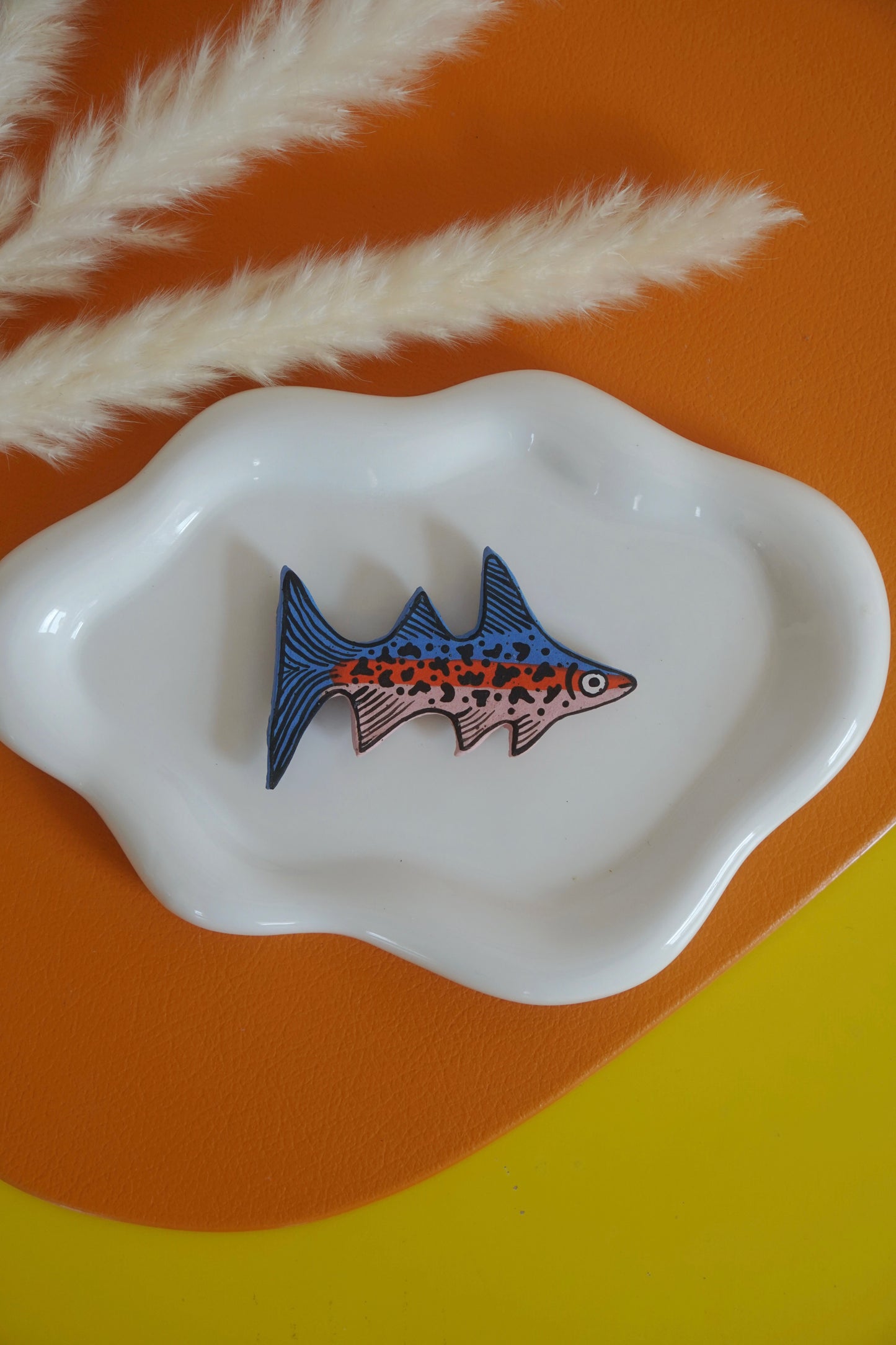 Funky Trout Fish Magnets