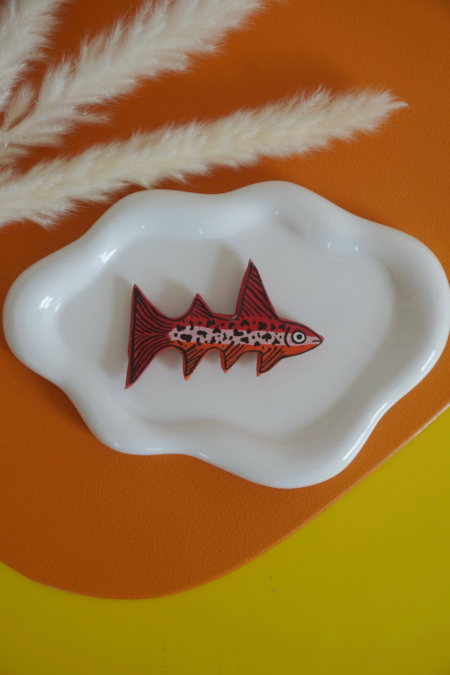 Funky Trout Fish Magnets