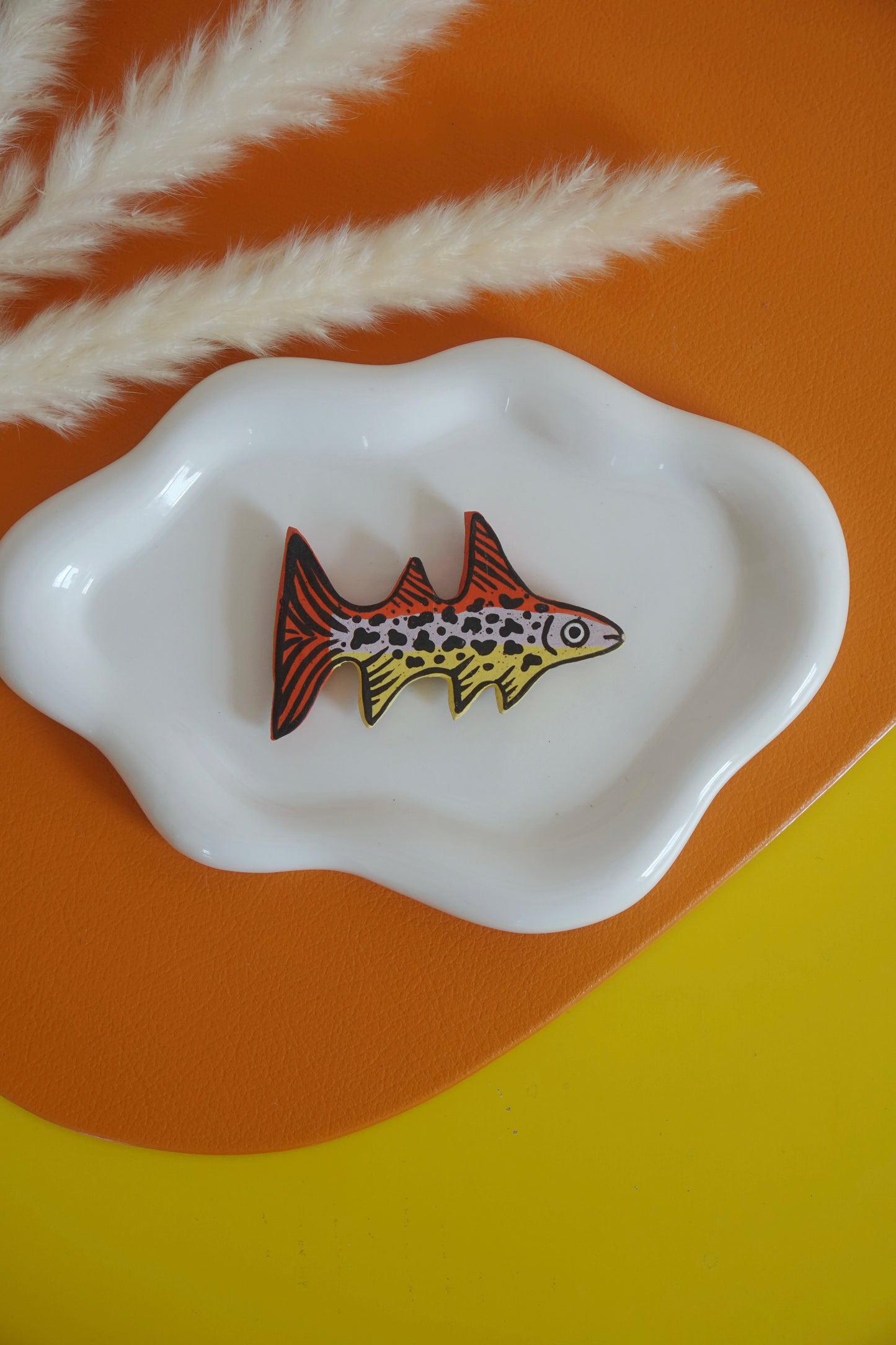 Funky Trout Fish Magnets