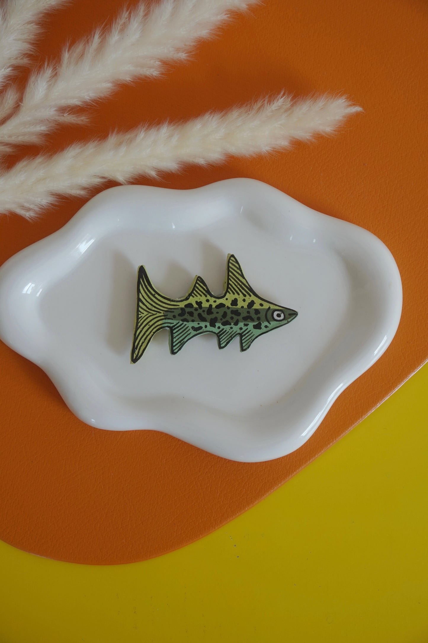 Funky Trout Fish Magnets